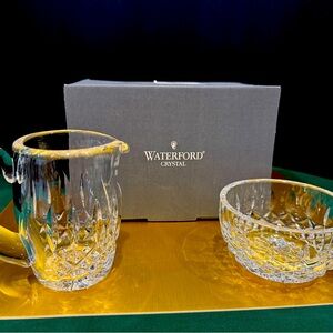Waterford Crystal Lismore Sugar and Creamer